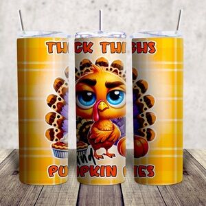 Thanksgiving funny 20 oz sublimation tumbler ready to ship